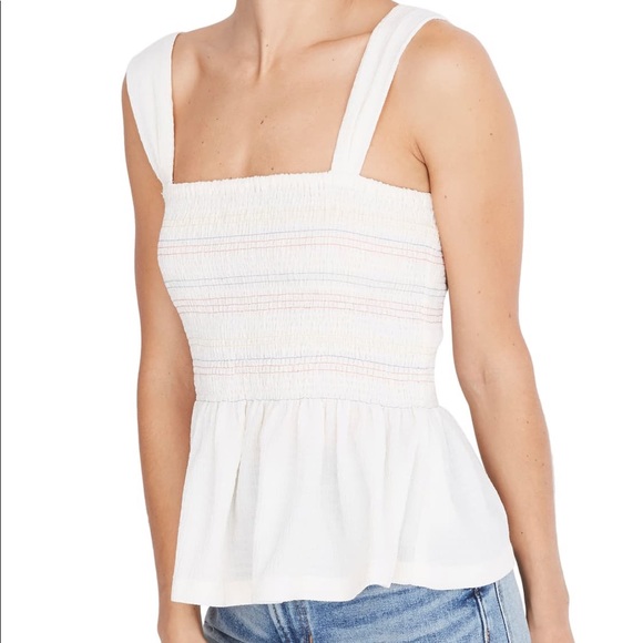 Madewell Tops - NEW Madewell white cute top!